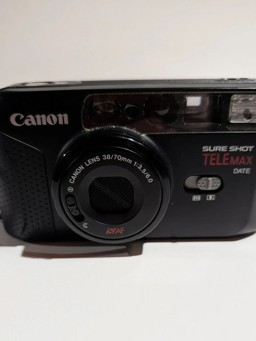 Canon Sureshot Telemax 35 mm Film Camera Flash Tested - Picture 2 of 16